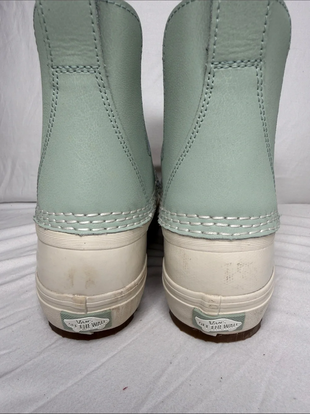 Vans Mint and Cream Waterproof Women’s or Men's Slip-On Boots